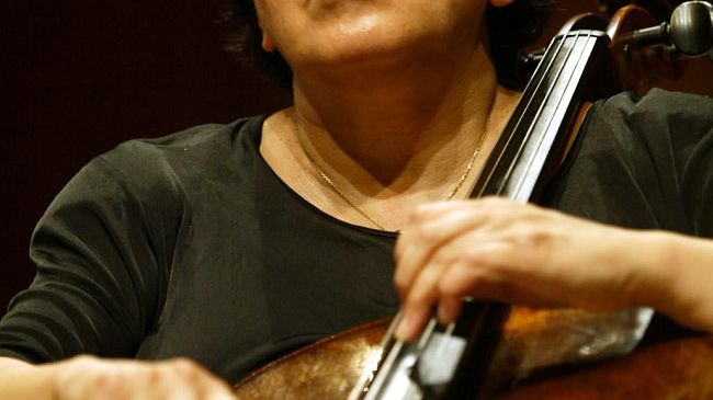 La grande violoncellista Natalia Gutman a Fiesole