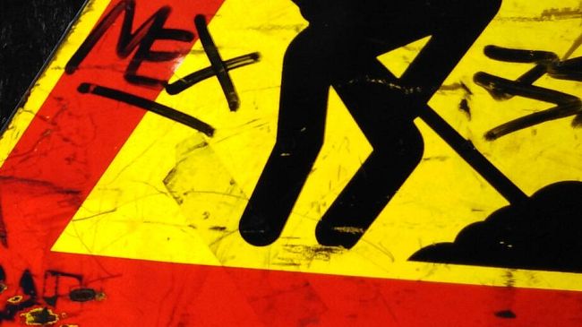 Via Panicale, strada da consolidare all'altezza del civico 10