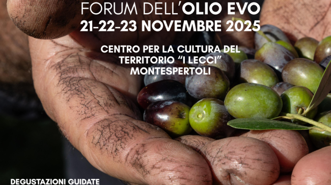 Forum dell’Olio EVO il 21–22–23 novembre 2025 a Montespertoli