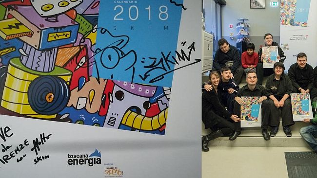 Skim disegna il Calendario 2018 di Toscana Energia 