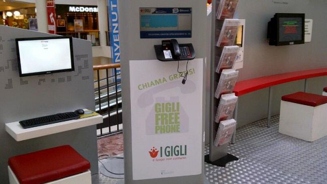 Ai Gigli si può telefonare gratis