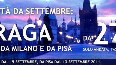 Pisa: nuovi voli diretti verso Praga