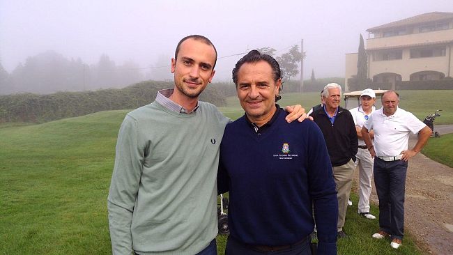 Cesare Prandelli al torneo golf per Oxfam ''Rossi sorprendente''