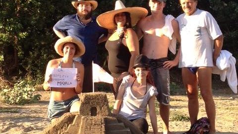 Castelli di sabbia sull'Arno: vincono i Maya