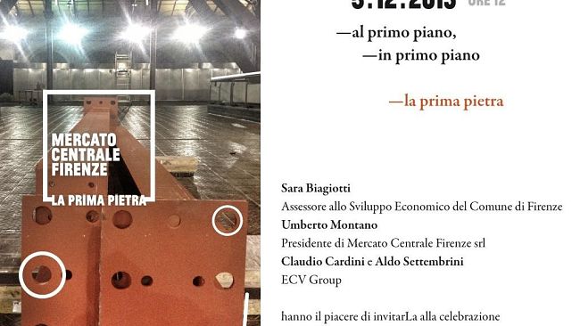 Mercato Centrale: giovedì 5 dicembre la ripartenza del primo piano