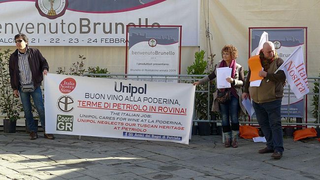 Terme di Petriolo e cantiere del nuovo viadotto tra dibattito e contestazione