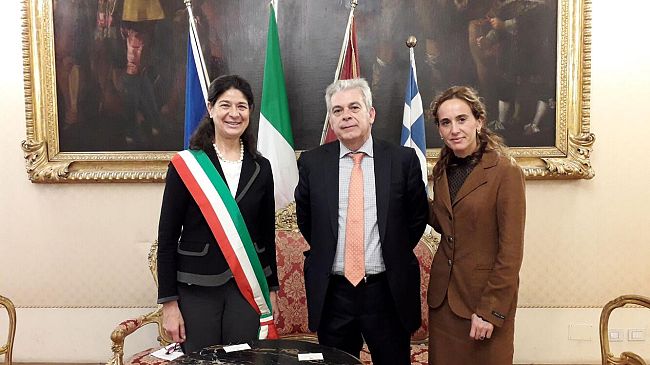 Delegazione diplomatica greca ricevuta a Livorno