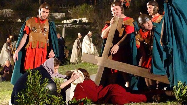 Ieri sera la Passione di Cristo a Grassina