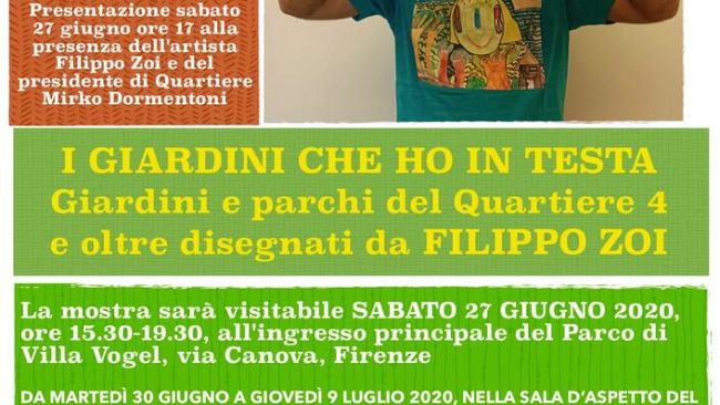 “I giardini che ho in testa. Giardini e parchi disegnati da Filippo Zoi”
