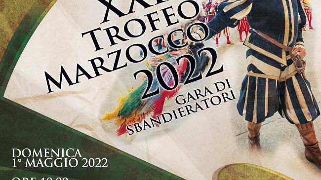 Sbandieratori, Trofeo Marzocco il 1 Maggio in piazza Signoria