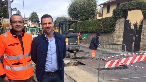 Via Roma, Firenze - Bagno a Ripoli: asfaltatura completa della strada