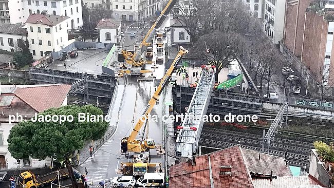 Ponte al Pino: super gru da 1600 tonnellate in arrivo dalla Virginia