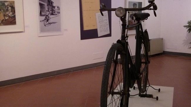 La bici di Primo Conti in mostra al Museo Archeologico