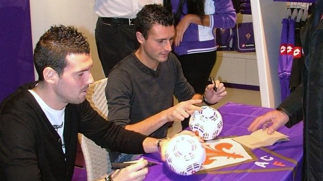 Lazzari e Pasqual al Fiorentina Store dei 'Gigli' (Video)