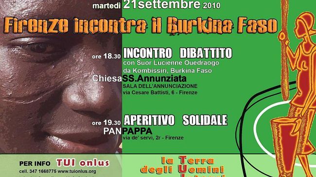 Suor Lucienne Ouedraogo da Kombissiri a Firenze