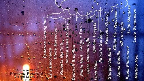 Piovono Polaroid, sabato 16 marzo le istantanee a Firenze