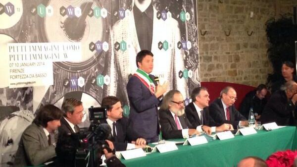 Pitti inizia a Palazzo Vecchio, è la prima volta per Firenze