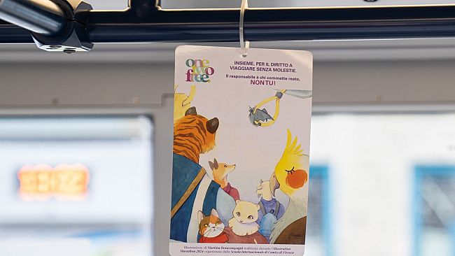 Campagna contro le molestie sessuali sulla tramvia