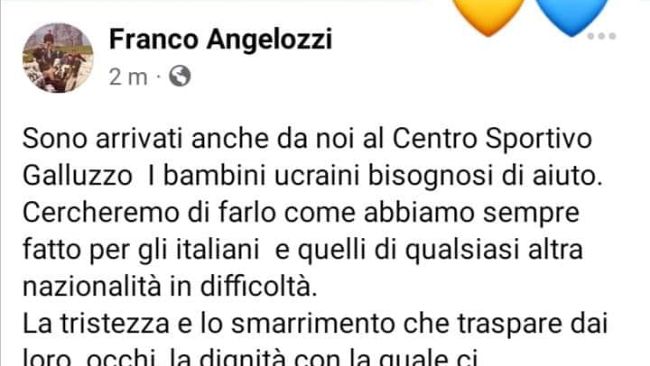 Bambini ucraini al Galluzzo, giocheranno nell'Audace
