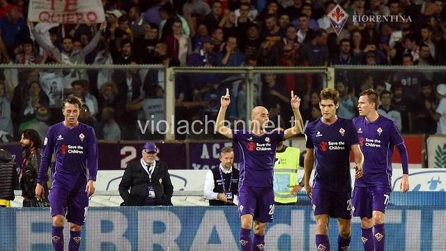 Fiorentina batte l'Atalanta ed è capolista solitaria.
