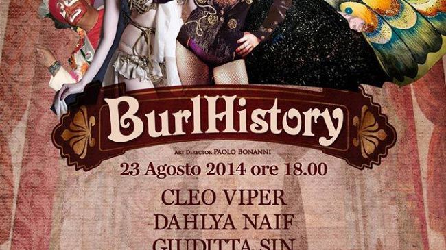 BurlHistory: sabato 23 agosto (ore 18) al Teatrino di Vetriano