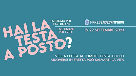 Dal 18 al 22 settembre la prevenzione dei tumori testa-collo