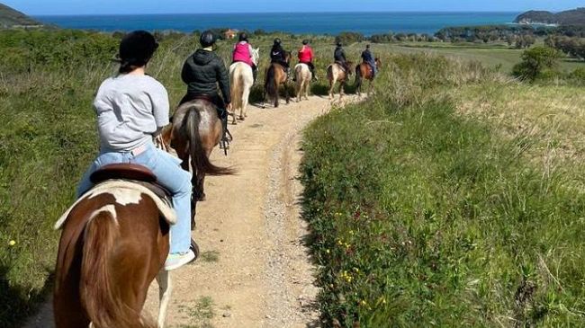 Passeggiate a cavallo nel Parco archeologico di Baratti e Populonia