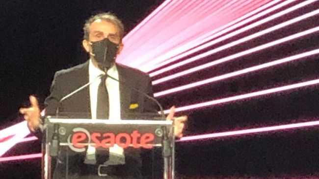 Mazzeo e Milani all’evento Esaote 40