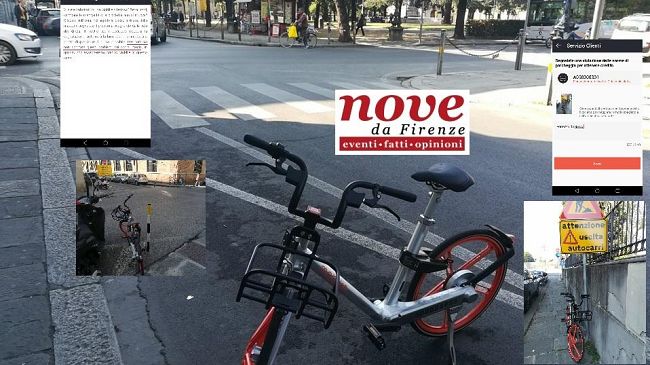 Firenze multa il bike sharing: tutti vigili con la Mobike altrui