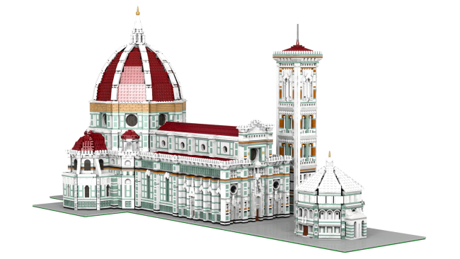 Museo dell’Opera, Duomo di Firenze con mattoncini LEGO