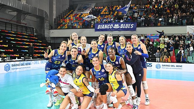 Champions league, primo sorriso per la Savino Del Bene Volley