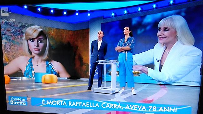 Agorà: si parla di Raffaella Carrà a 1 anno dalla scomparsa 