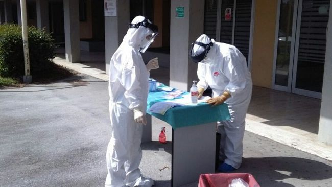 Coronavirus: Rossi a Pistoia per visitare il nuovo reparto di cure intermedie e la CROSS