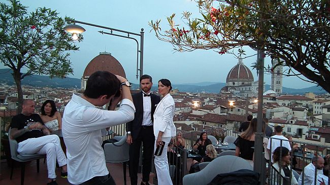 Pitti Uomo: il primo evento ieri sera per Moda@Baglioni