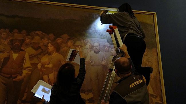 Il Quarto Stato di Pellizza in Palazzo Vecchio