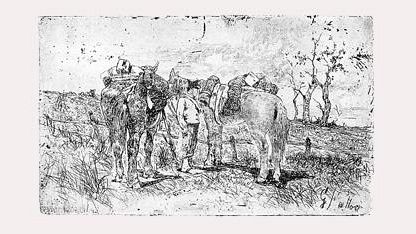 Vita militare  nella grafica di Giovanni Fattori