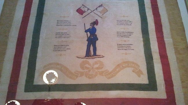Completato il restauro di un foulard risorgimentale