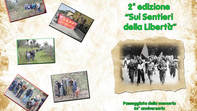 Il 7 maggio “ sui sentieri della libertà”