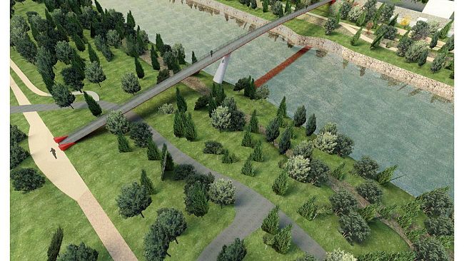 Ecco la passerella sull'Arno che collegherà Badia a Settimo con San Donnino