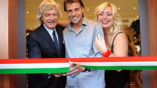 Inaugura “Silvano e Valentino”: Antognoni al taglio del nastro