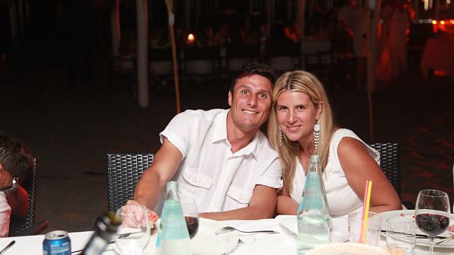 Versilia: il compleanno di Javier Zanetti con i compagni dell'Inter