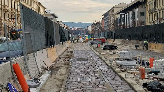 Tram Fortezza-Libertà-San Marco, i lavori procedono