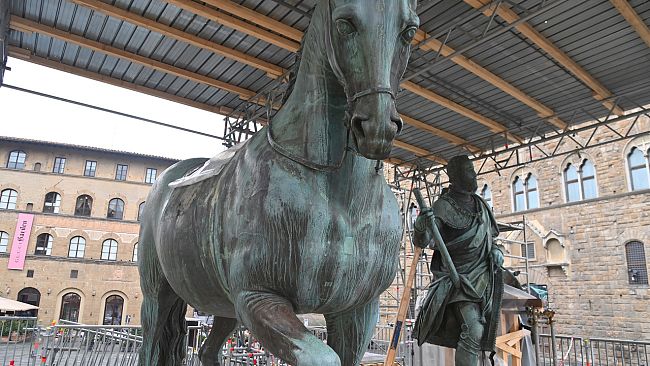 Visite guidate al cantiere della statua equestre di Cosimo I 
