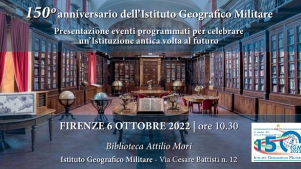 Domani conferenza stampa per il 150° dell'Istituto Geografico Militare