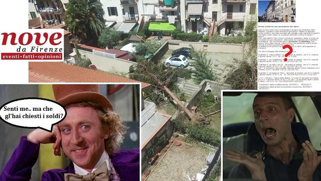 Tromba d'aria a Firenze: incredibile svista sul risarcimento danni