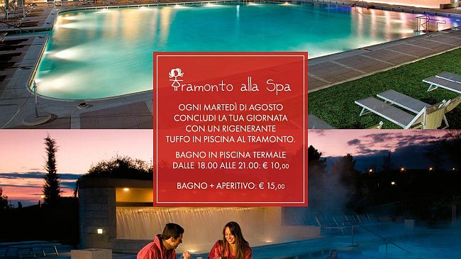 Dal 3 agosto alle Terme sensoriali il percorso del gusto