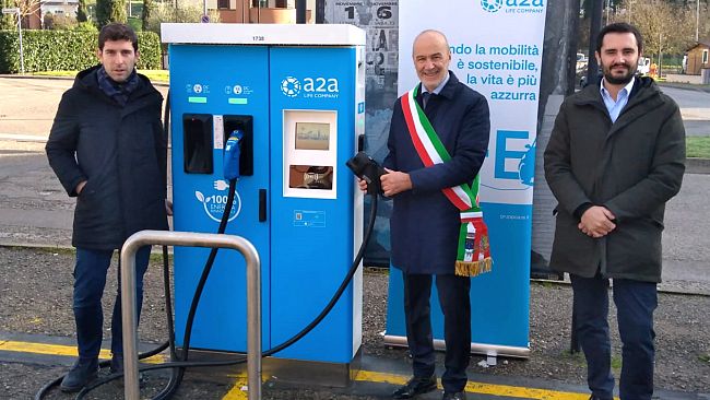 La ricarica elettrica A2A arriva in Toscana