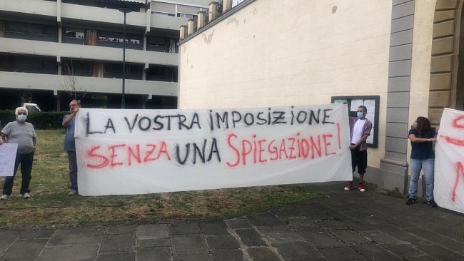 Porta a porta, la protesta di Sorgane
