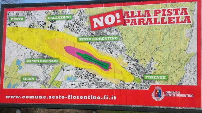 Aeroporto di Firenze: è scontro aperto sulla nuova pista