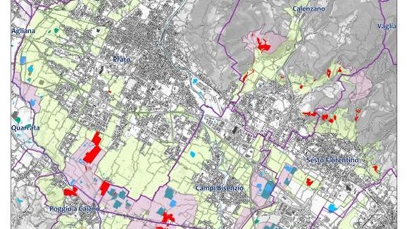 La mappa della Piana agricola: 600 ettari di 